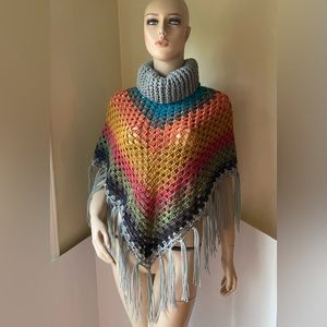 Crochet Boho Poncho